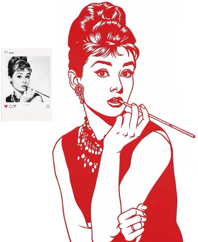 Custom Chinese Paper Cutting from Photo (Pet & People)