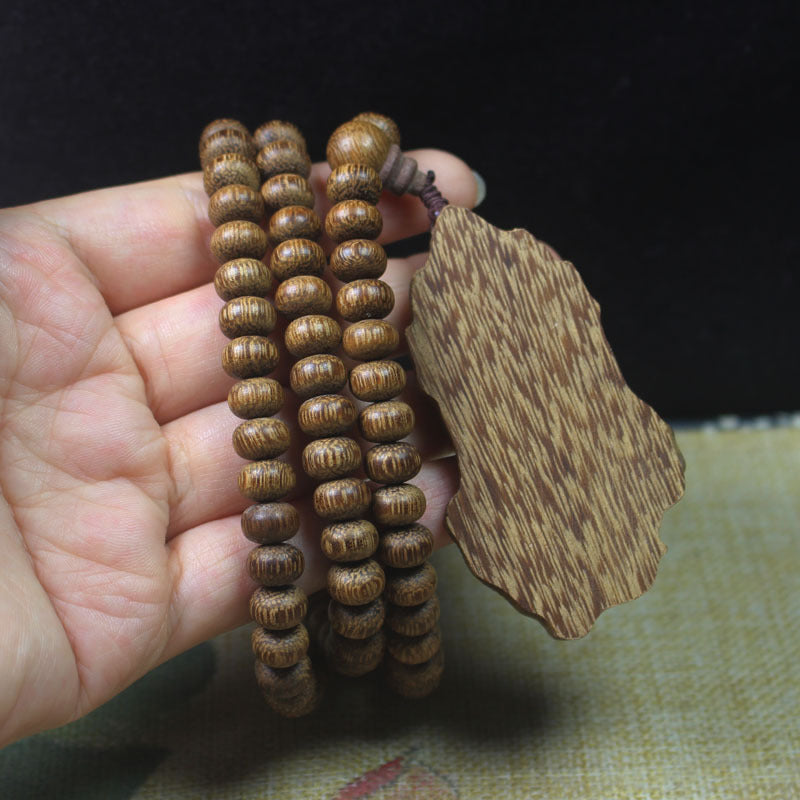 Agarwood 108 Bead Guanyin Mala – Bracelet or Necklace