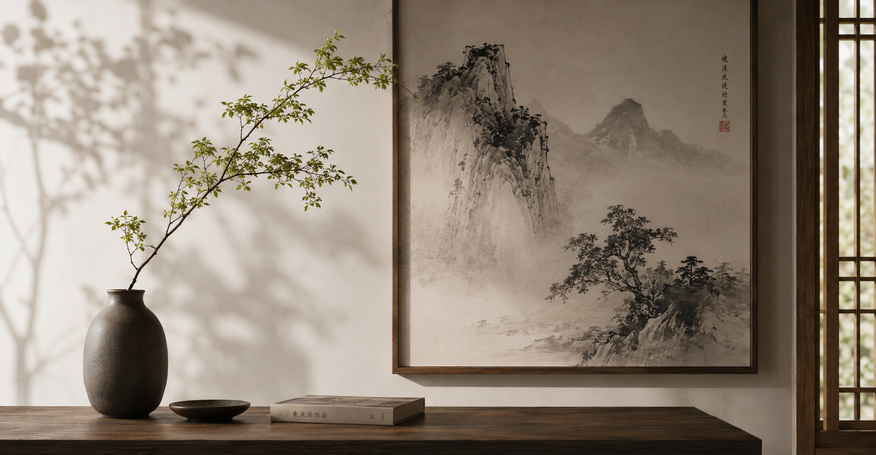 Original Chinese ink painting and Eastern wall art collection from Nestlioo